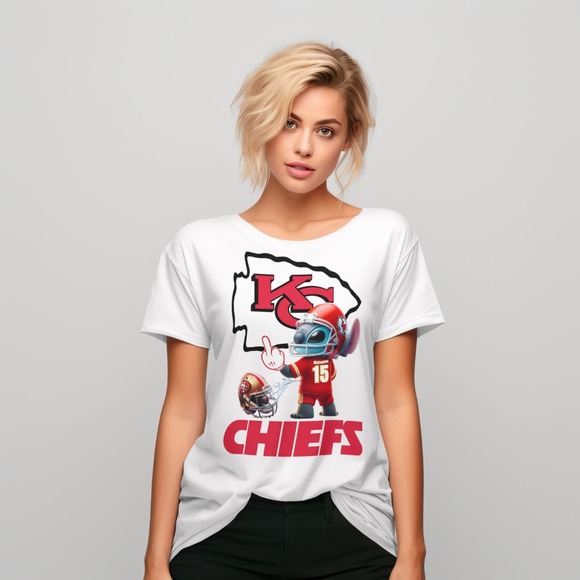 Kansas City Chiefs Tshirt - Patrick Mahomes - KC - Stitch - Superbowl tshirt - Picture 6 of 10